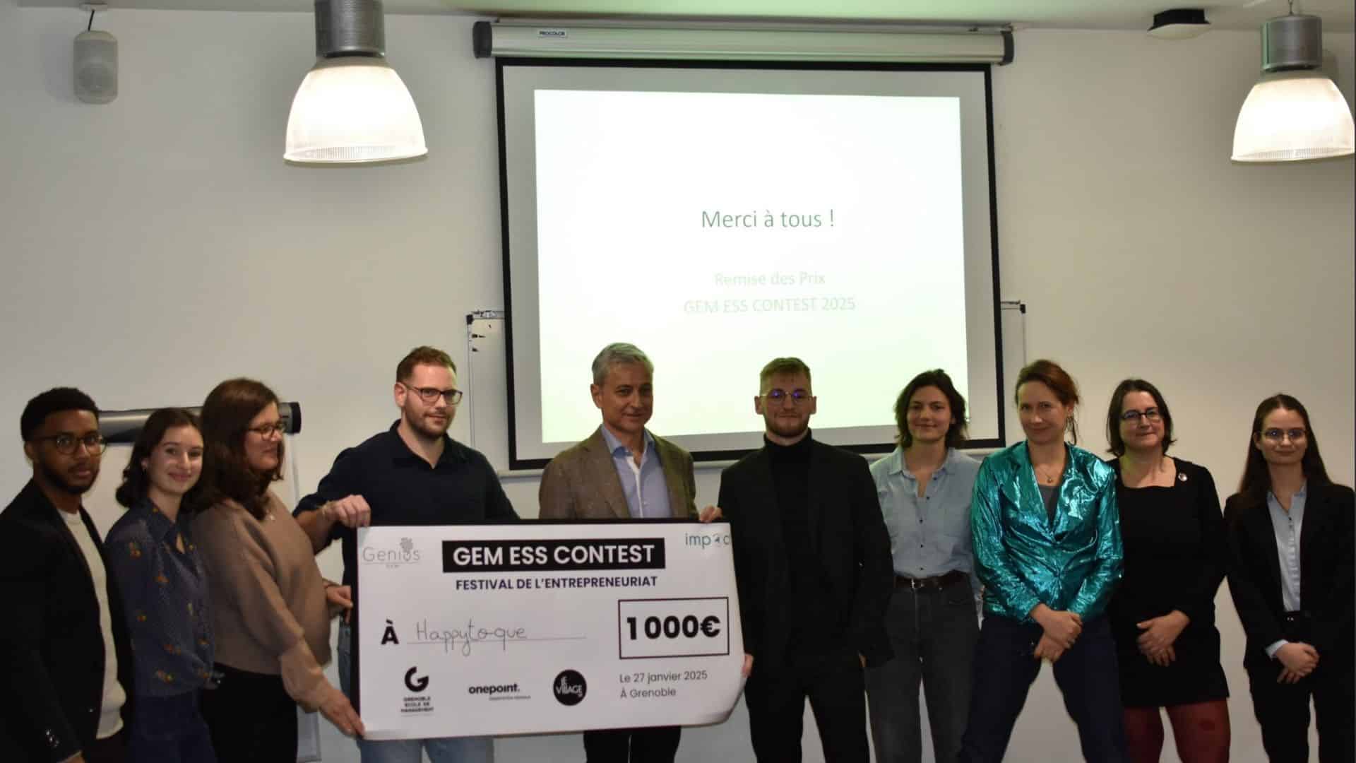 Le GEM ESS Contest 2025 met à l’honneur les entrepreneurs de demain